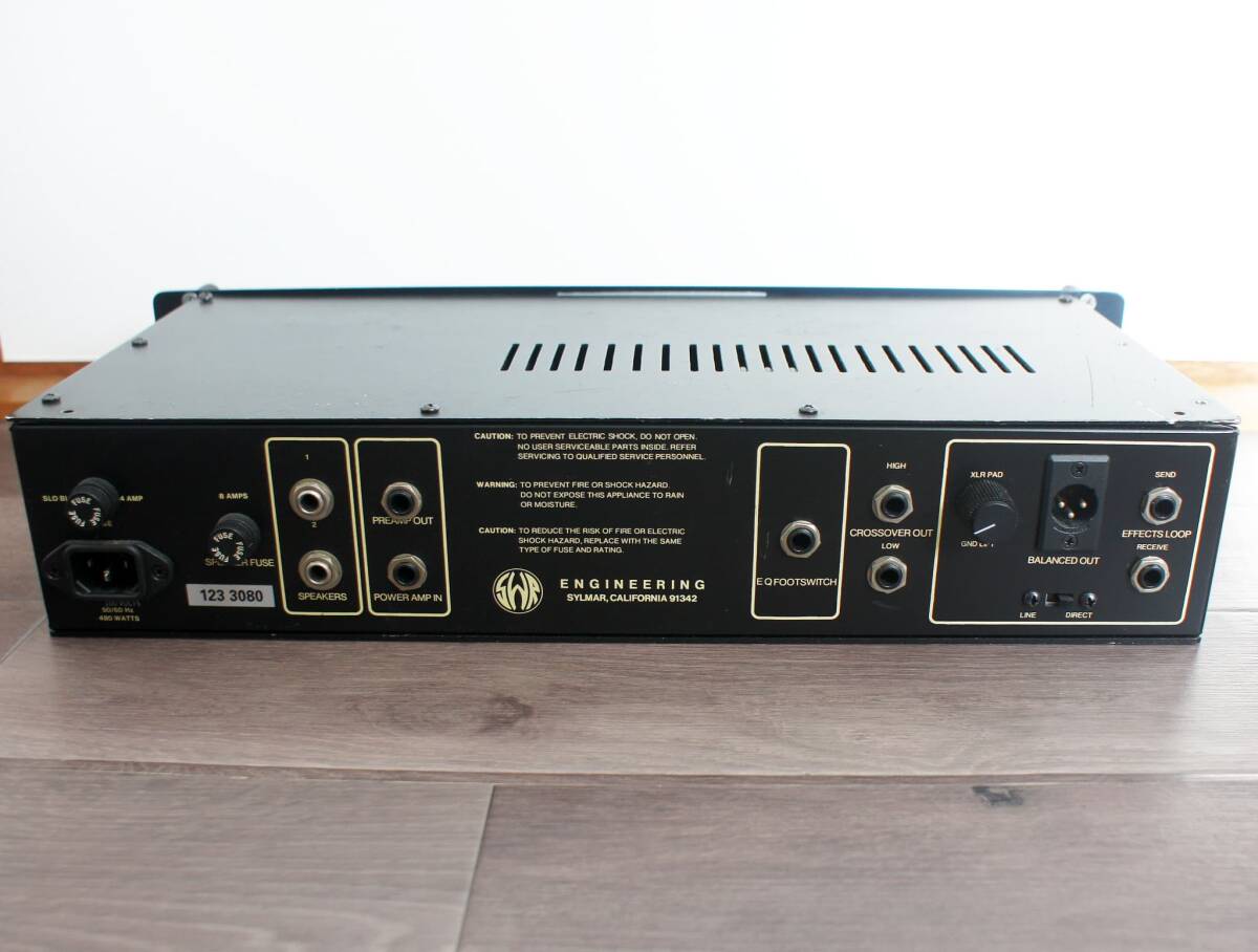 銘機【SWR Studio 220】（ジャンク）　検索：　マーカスミラー ベースアンプ ヘッド_画像2