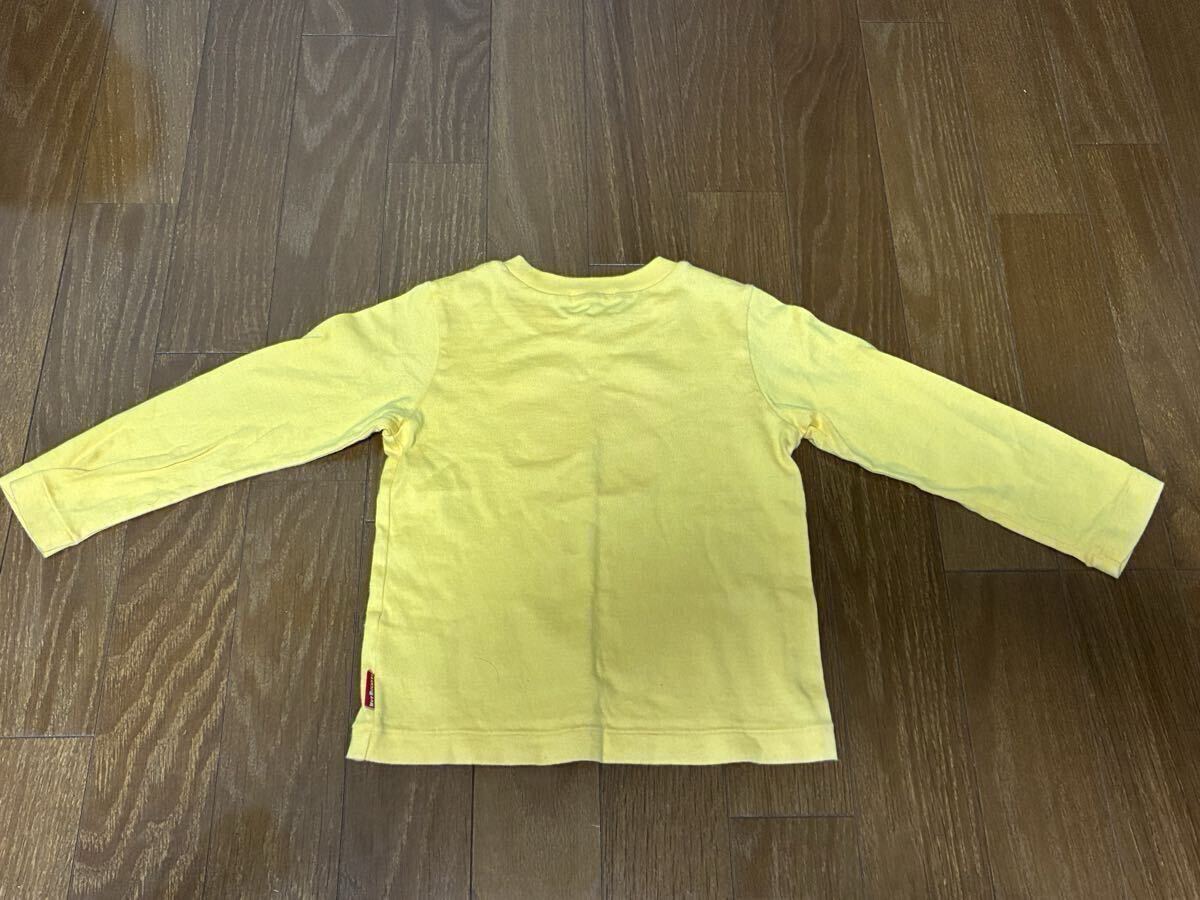 【送料無料】ミキハウス　100cmロングＴシャツ　　2枚セット 新品未使用_画像6