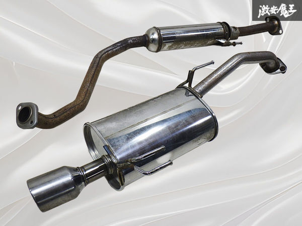 【程度良好】日産純正 OP オプション AUTECH オーテック K13改 マーチ NISMO ニスモS HR15DE マフラー JARI-20130009S 棚_画像2