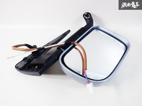 【破損無し】 スバル 純正 TW1 TW2 サンバーディアス シルバー系 サイドミラー カリフォルニアミラー 左右セット 棚2J10_画像7