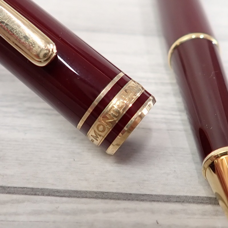 ■AC-7203　モンブランボールペン　マイスターシュテュック　ボルドー　 20251115_画像2