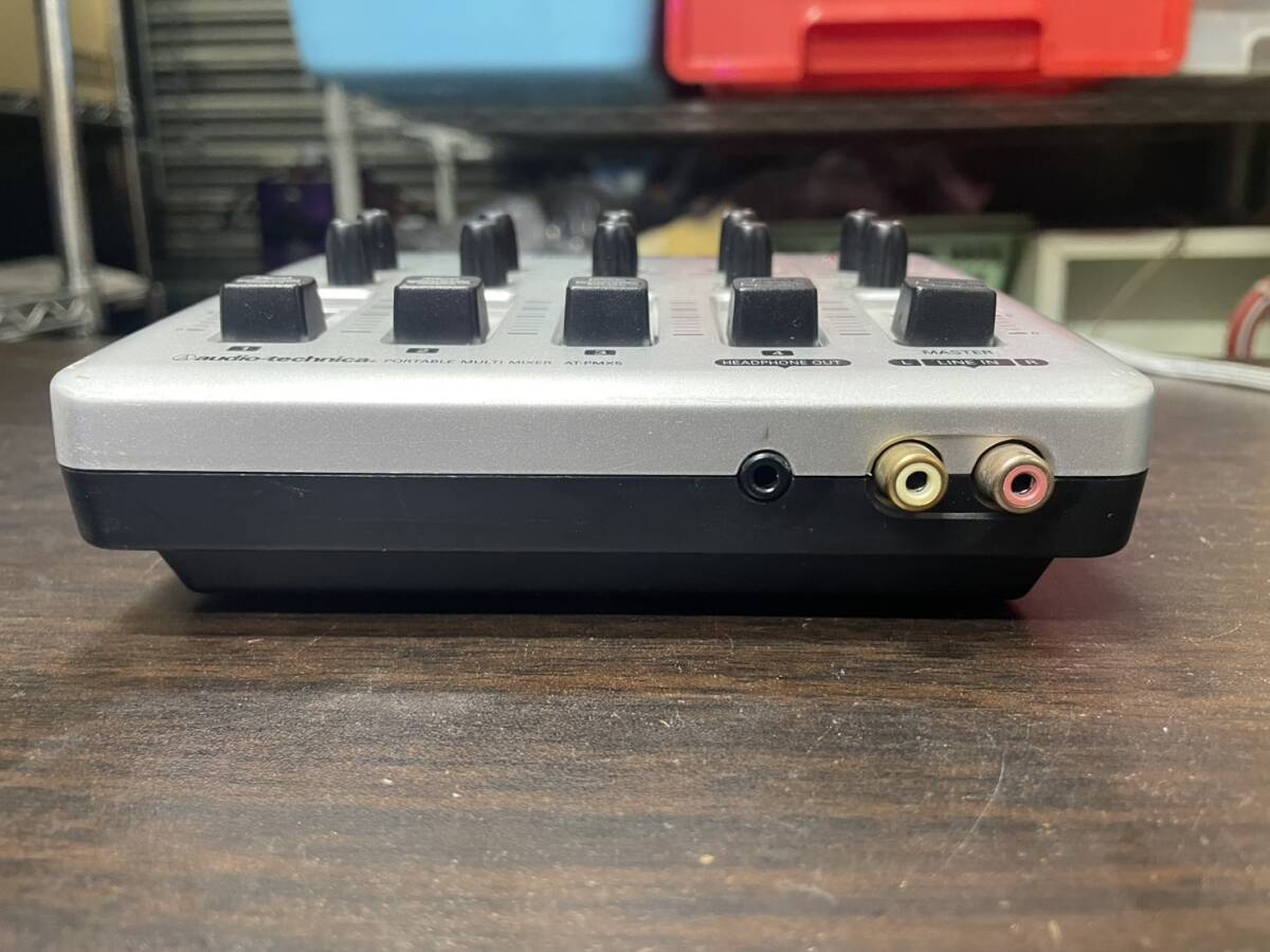 【H125】audio-technica/オーディオテクニカ ポータブルマルチミキサー(AT‐PMX5) 器材 PA機器 ミキサー 他多数出品中♪_画像5