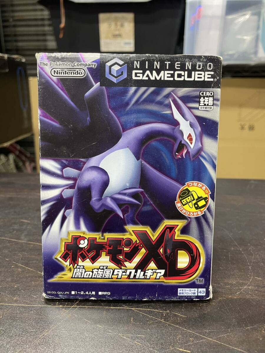 【H187】ポケモンXD 闇の旋風ダークルギア 箱付き ゲームキューブ用ソフト ポケットモンスター ダークルギア 任天堂 日本国内専用品_画像1