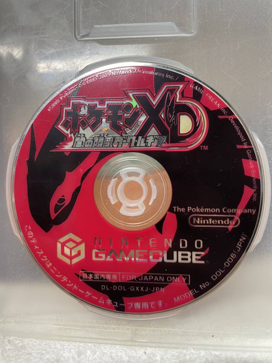 【H187】ポケモンXD 闇の旋風ダークルギア 箱付き ゲームキューブ用ソフト ポケットモンスター ダークルギア 任天堂 日本国内専用品_画像4