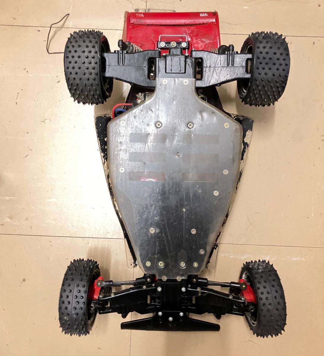 タミヤ1/10電動RCバギー トップフォース(中古品)_画像2