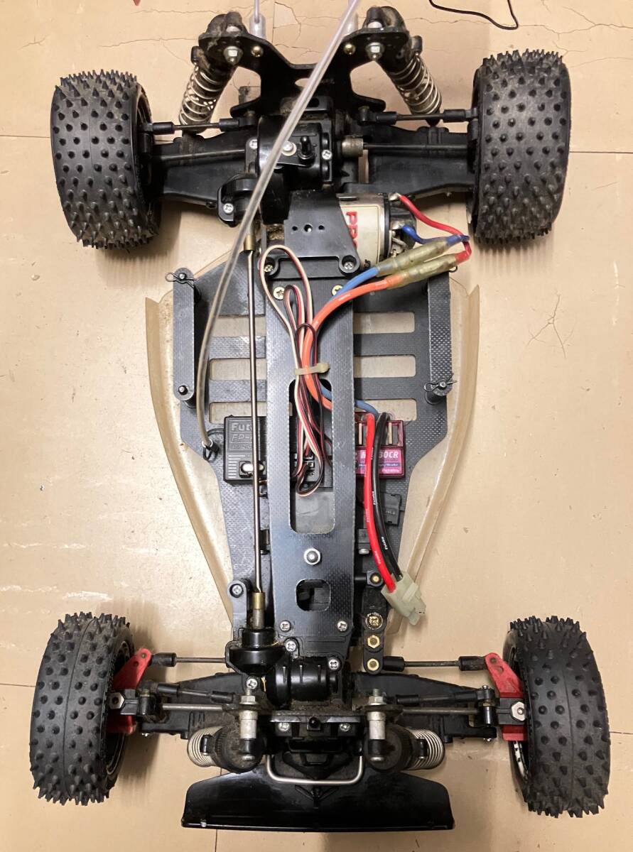 タミヤ1/10電動RCバギー トップフォース(中古品)_画像3