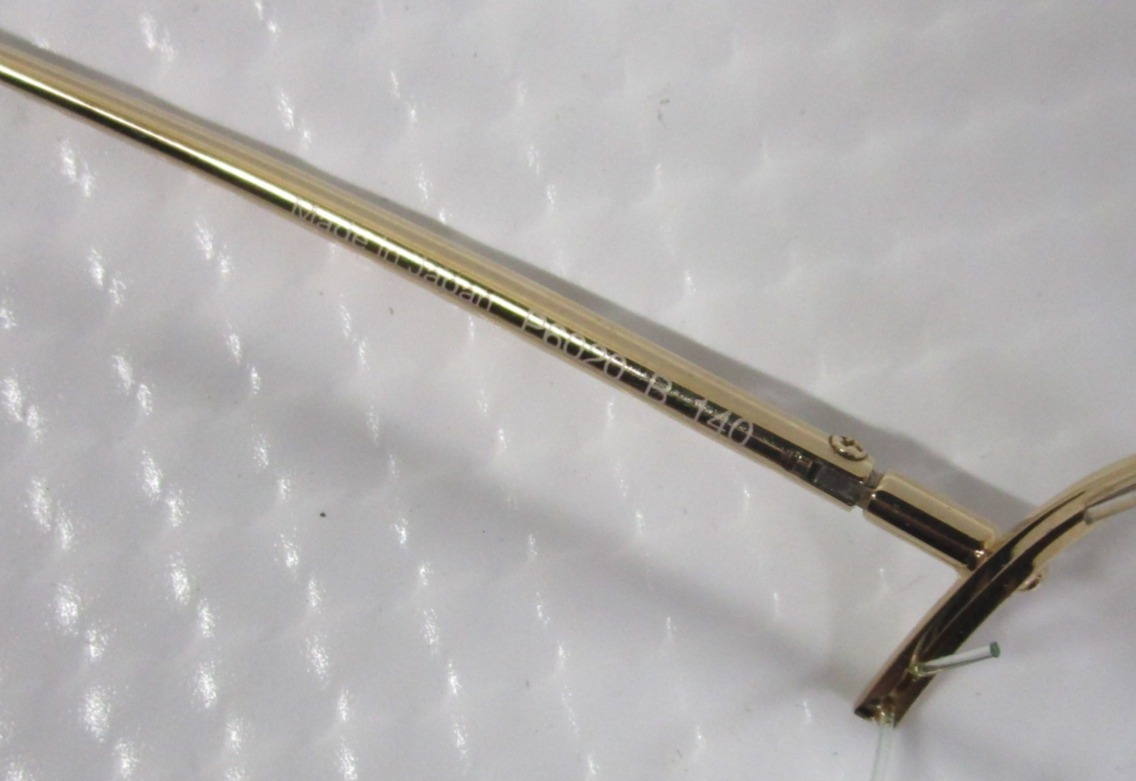 # Tokutoku #ve. винтаж /porsche design / Porsche * дизайн / солнцезащитные очки рама /P6020/140/ сделано в Японии / с футляром 