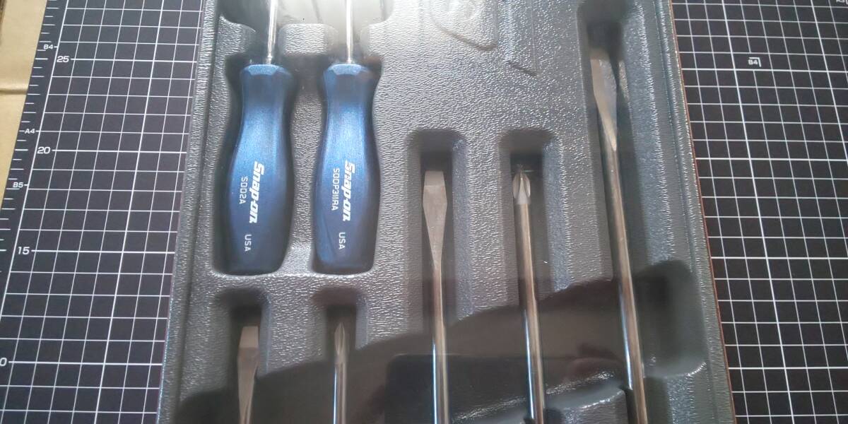 ★スナップオン ドライバーセット ハードグリップ パワーブルー★Snap-on SDDX70MB 新品未開封_画像4