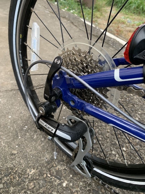 DAHON ダホン SPEED P8 20インチ 折り畳み自転車 ホワイト 4130クロモリ 8段変速_画像5