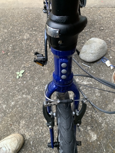 DAHON ダホン SPEED P8 20インチ 折り畳み自転車 ホワイト 4130クロモリ 8段変速_画像6