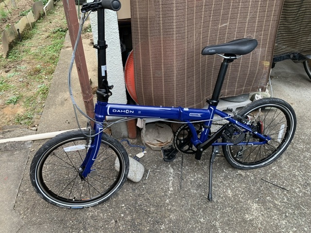 DAHON ダホン SPEED P8 20インチ 折り畳み自転車 ホワイト 4130クロモリ 8段変速_画像2