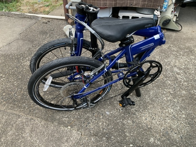 DAHON ダホン SPEED P8 20インチ 折り畳み自転車 ホワイト 4130クロモリ 8段変速_画像3