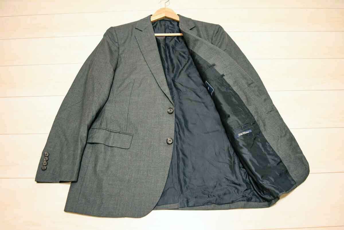 USA製 Brooks Brothers ブルックス ブラザーズ 2釦 カノニコ社 ウール100% オールシーズン テーラード ブレザー ジャケット L (K00110808) _画像2