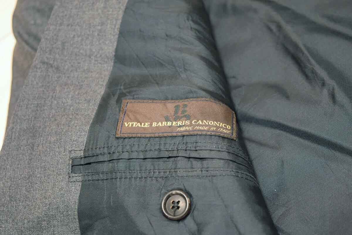 USA製 Brooks Brothers ブルックス ブラザーズ 2釦 カノニコ社 ウール100% オールシーズン テーラード ブレザー ジャケット L (K00110808) _画像3