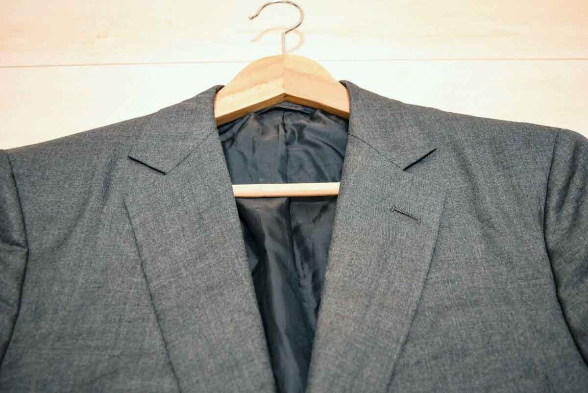 USA製 Brooks Brothers ブルックス ブラザーズ 2釦 カノニコ社 ウール100% オールシーズン テーラード ブレザー ジャケット L (K00110808) _画像6