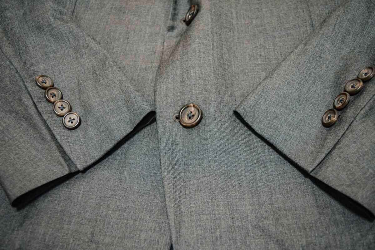 USA製 Brooks Brothers ブルックス ブラザーズ 2釦 カノニコ社 ウール100% オールシーズン テーラード ブレザー ジャケット L (K00110808) _画像5