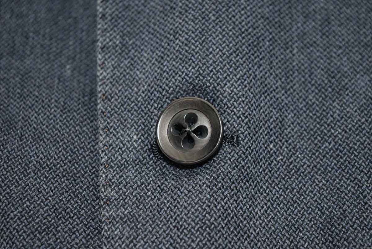 TOMORROWLAND トゥモローランド 3釦 コットン100% 紺 テーラード ブレザー ジャケット L (H0032005)_画像4