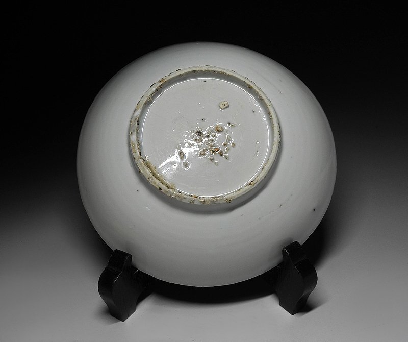 緑屋i■ 中国古玩 古染付 皿 南京 唐物 時代物 i9/1126-4/30-4#60_画像2