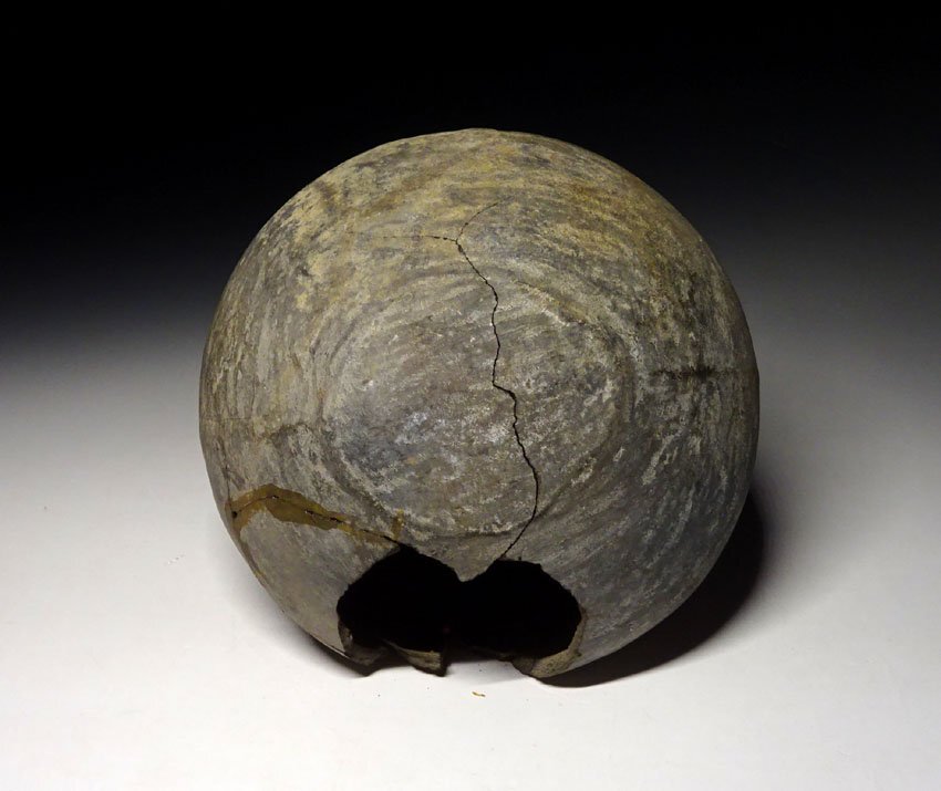 緑屋c■ 時代物　プレ インカ文化　黒陶 鳥頭 水注 土器　ペルー アンデス文化　i9/10-6568/5-3#80_画像5