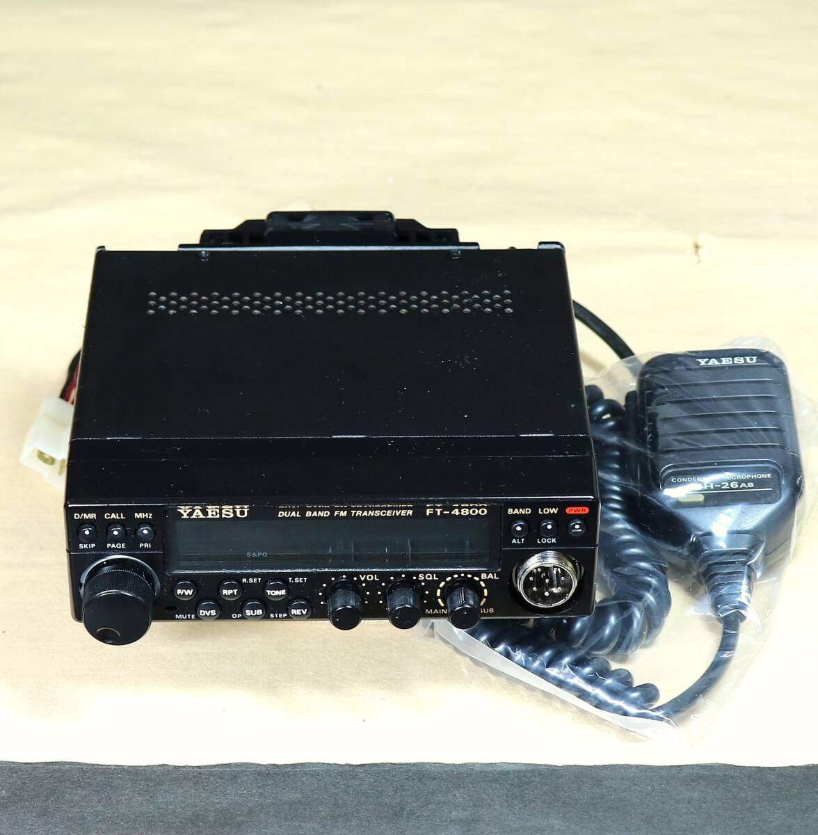 YAESU ヤエス FT-4800H ハイパワー 145/430MHz（受信 145/430/1200MHz 可能）２バンドモービル機( FT-4900 TM-732 IC-2350 )_画像6