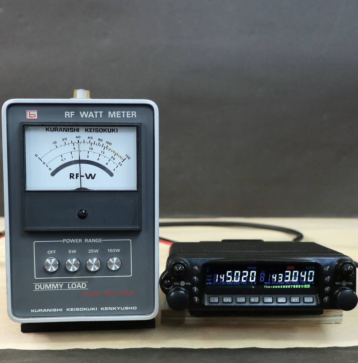 STANDARD スタンダード C5900D ハイパワー 50Wタイプ 50/145/430MHz 白色LED 3バンド モービル機（検索：TM-741 TM742 TM-643)_画像9