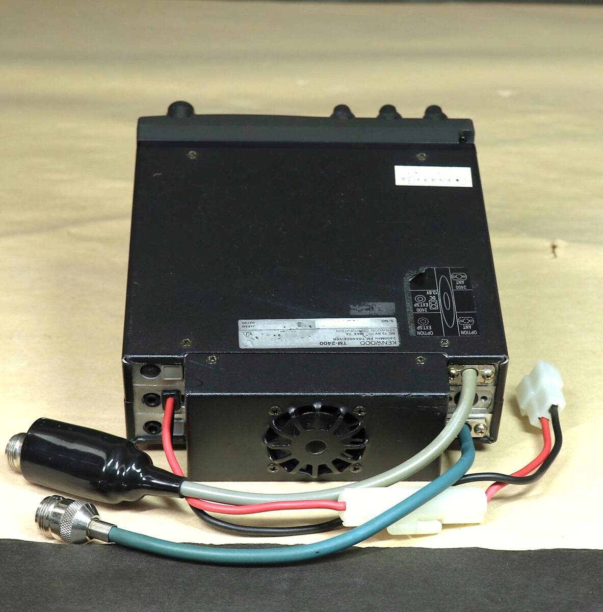 ※希少 KENWOOD ケンウッド TM-2400 2.4GHz+1.2GHz 白色 LED 電解コンデンサ 予防交換（検索：TM-541 TM-942 TM-842）_画像2