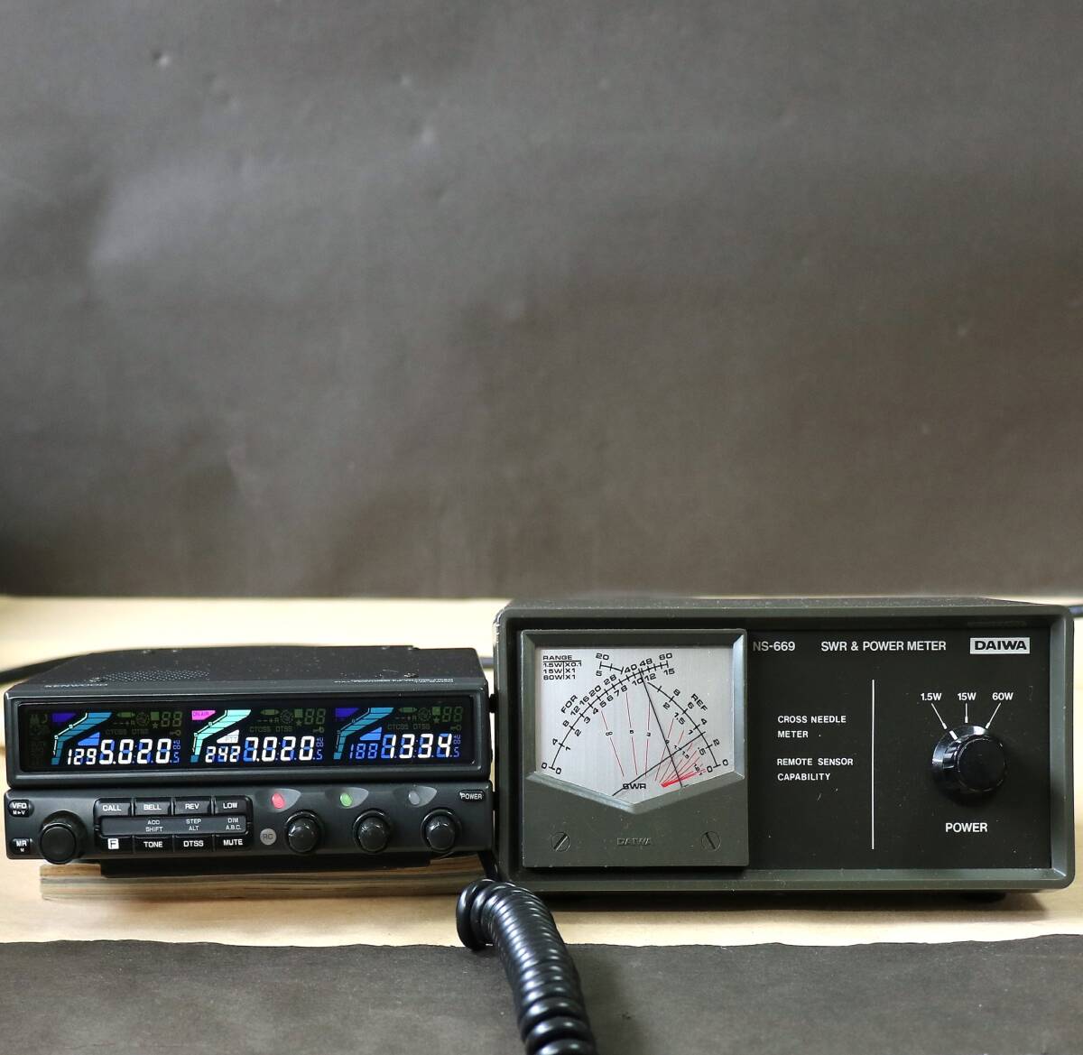 ※希少 KENWOOD ケンウッド TM-2400 2.4GHz+1.2GHz 白色 LED 電解コンデンサ 予防交換（検索：TM-541 TM-942 TM-842）_画像7