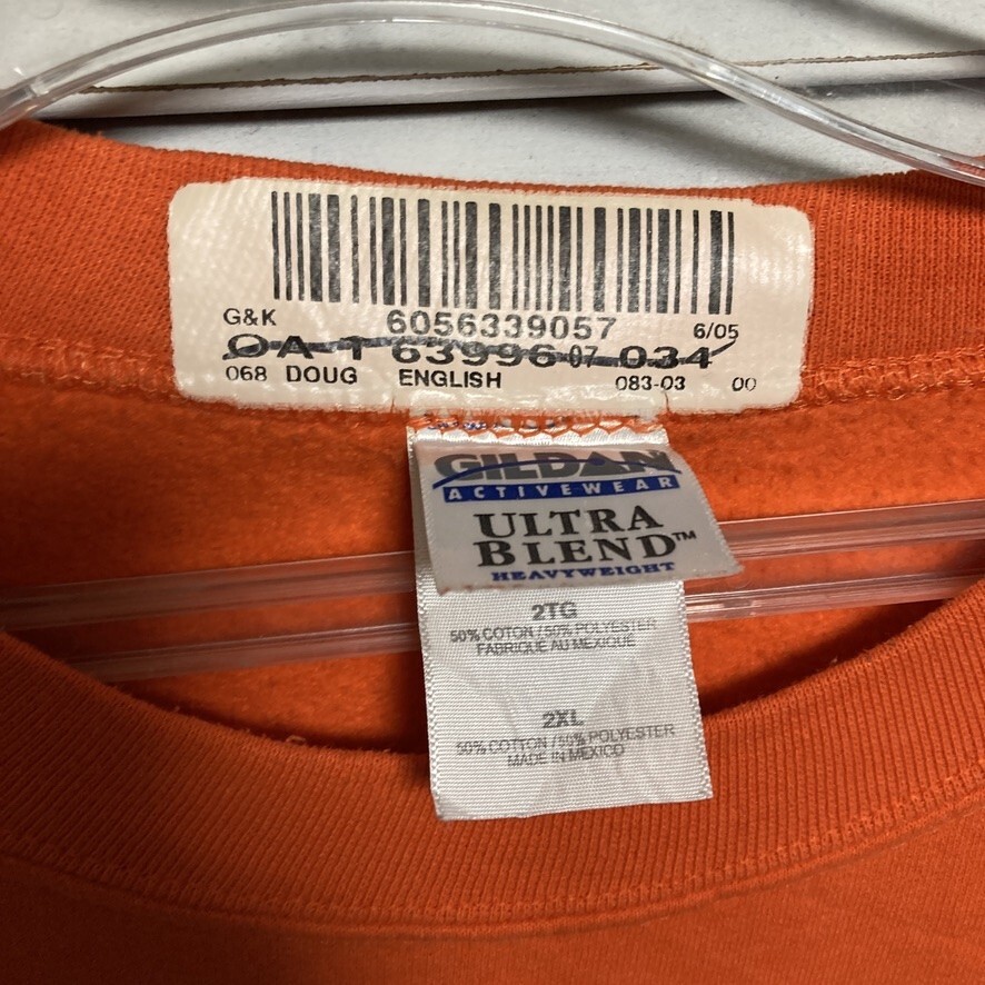 BPRN 1円スタート オレンジ エロ スウェット もののけ姫 フックアップス ヌード アニメ キャラ 映画 ムービー 90s 00s 古着 ベール 仕入れ_画像3