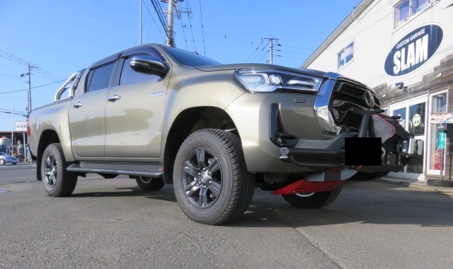 国内発送 新品 SLAM 2017-2025 ハイラックス GUN125 REVO リアシート 角度調整 後部座席 延長スペーサー 25mm ブラック リクライニング_画像10