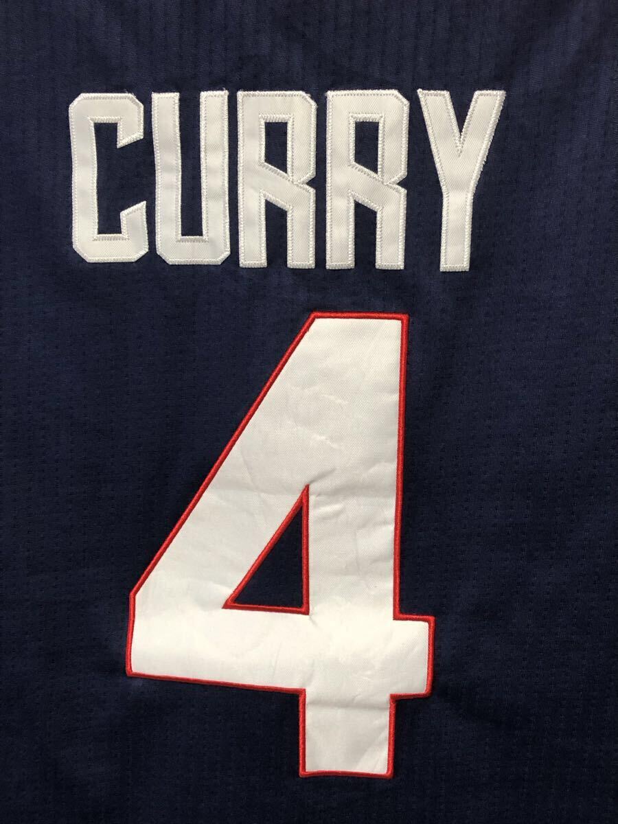 バスケットボール バスケ アメリカ代表 USA パリオリンピック ドリームチーム ユニフォーム 背番号4 ステファン カーリー Lサイズ_画像7
