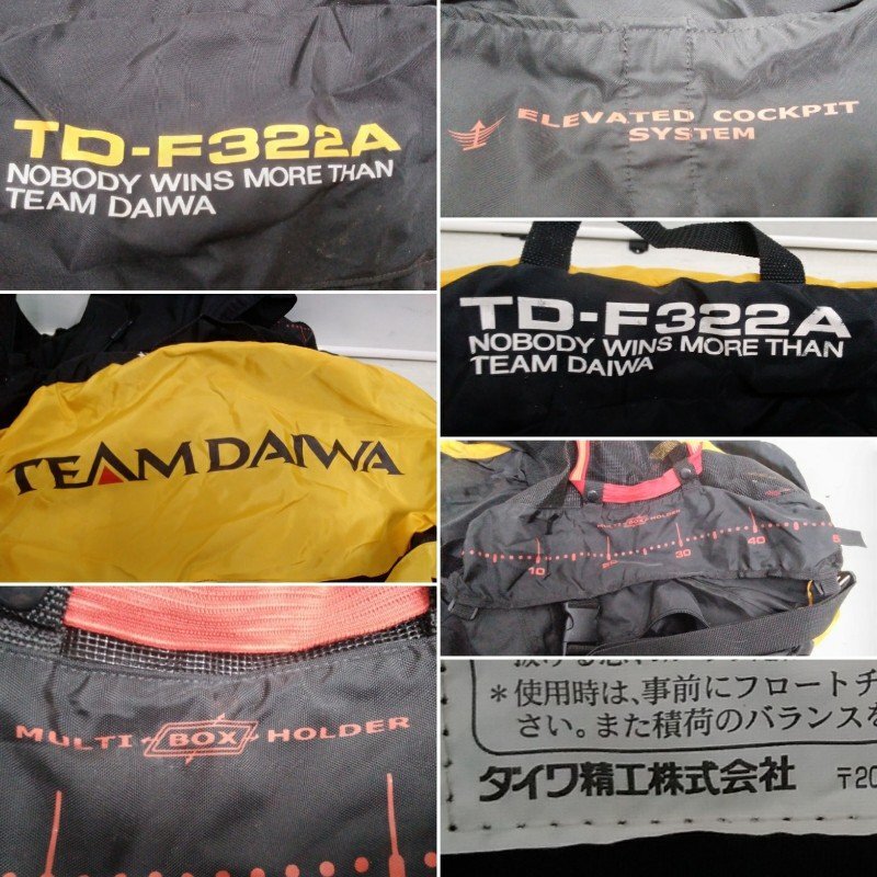 TEAM DAIWA Daiwa ..O type плавательное средство TD-F322A покрытие только надувной круг нет Jakson ласты упаковочный пакет воздушный насос имеется 