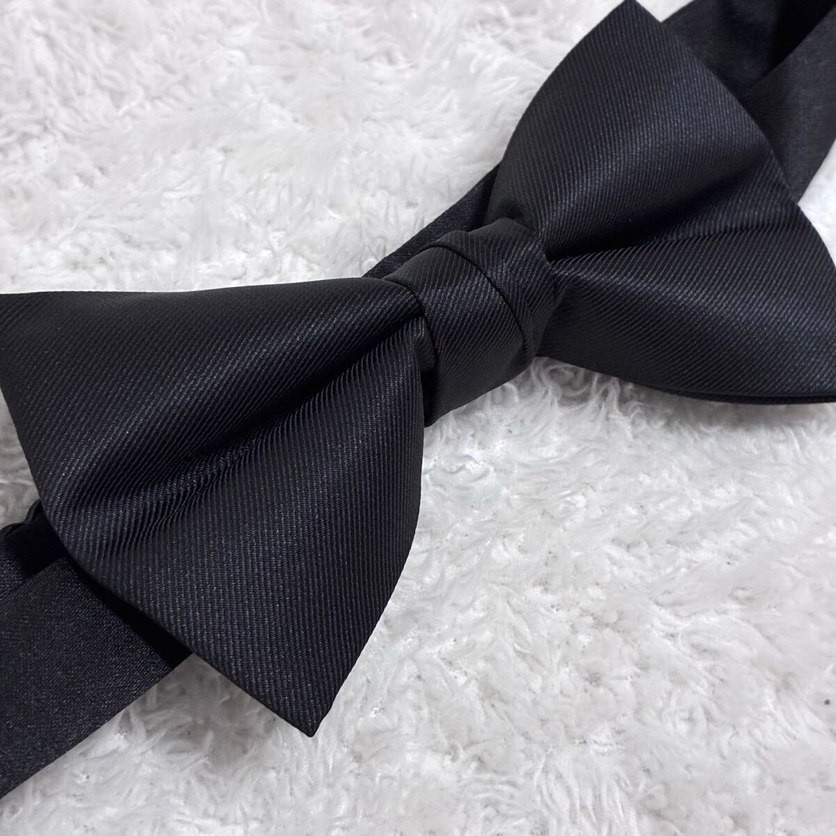 蝶ネクタイ カフスボタン チーフセット ブラック ホワイト 黒 白 メンズ フォーマル 結婚式 新郎 ゲスト タキシード 成人式 前撮り撮影_画像5