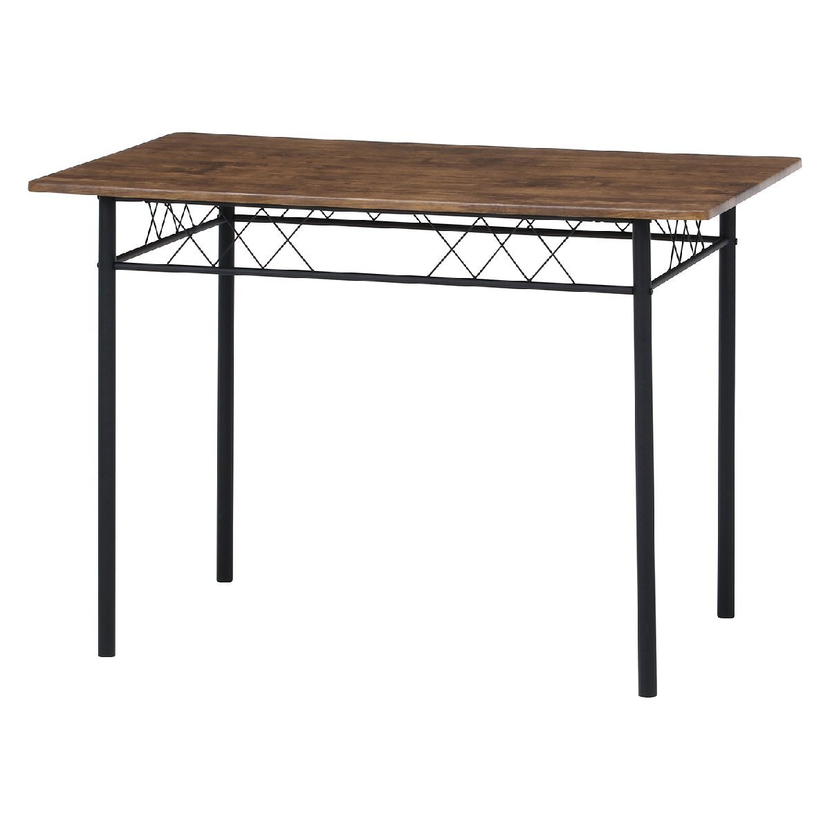 特価 5点セット チェアー4脚 4人用 ダイニングテーブル 食卓 キッチン おしゃれ スツール ダイニングセット シンプル ブラウン 茶色 新品_画像10