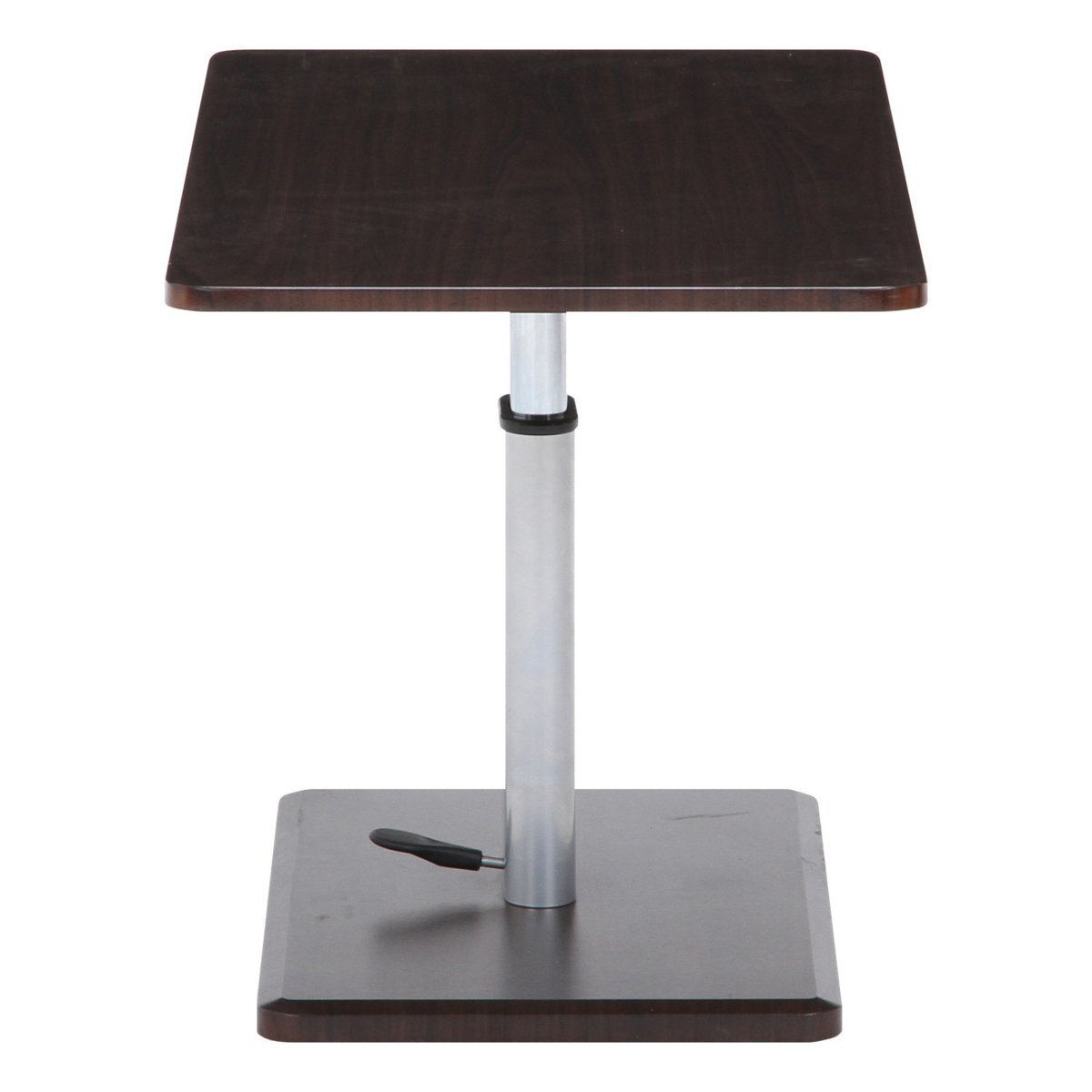  бесплатная доставка / подниматься и опускаться тип центральный стол высота 42.5~56.5cm газ давление тип с роликами . living верх и низ подъёмник стол ширина 90cm глубина 50cm Brown / новый товар 