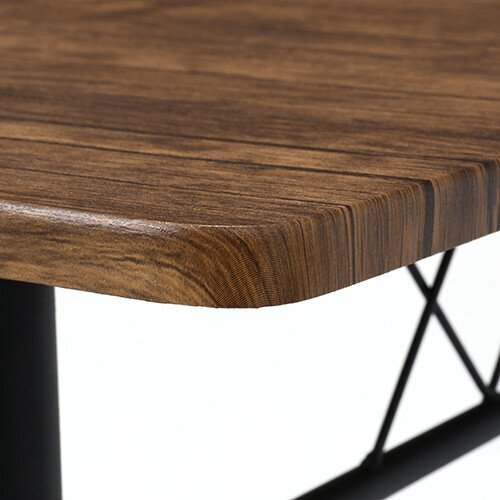 特価 5点セット チェアー4脚 4人用 ダイニングテーブル 食卓 キッチン おしゃれ スツール ダイニングセット シンプル ブラウン 茶色 新品_画像4