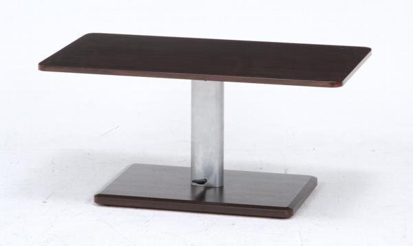  бесплатная доставка / подниматься и опускаться тип центральный стол высота 42.5~56.5cm газ давление тип с роликами . living верх и низ подъёмник стол ширина 90cm глубина 50cm Brown / новый товар 