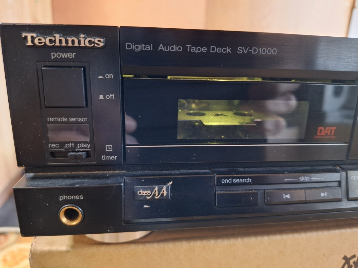 Technics テクニクス SV-D1000 デジタルオーディオテープデッキ DATデッキ 中古ジャンク品_画像7