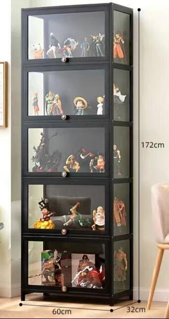 супер популярный * витрина прозрачный panel фигурка полки коллекция подставка стекло полки место хранения шкаф кейс для коллекции f стеклянный кейс 