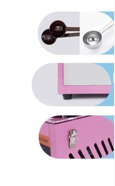 わたあめ機 わたがし 家庭用 業務用 綿菓子製造機 食品グレード素材 わたあめメーカー わたあめ機 わたがし機 綿菓子機 簡単操作_画像3