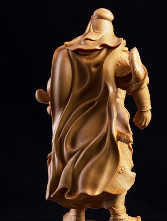  первоклассный товар буддизм прикладное искусство точный умение . перо изображение точный скульптура . состояние бог China .. Annals of Three Kingdoms дерево гравюра изображение Будды художественное изделие 