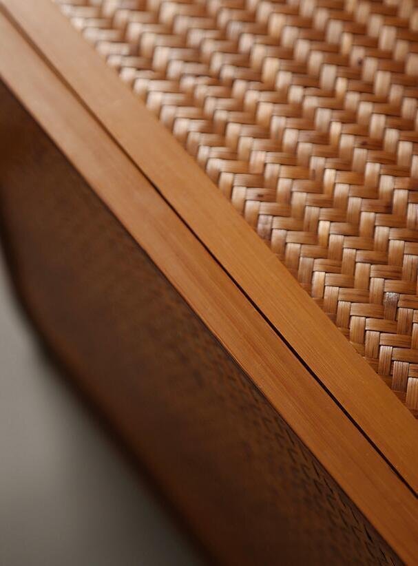 高品質 手作り竹のバスケット 収納 茶箱 収納ボックス 茶器 茶道具 工芸品_画像9