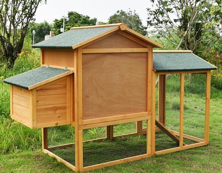 高品質ペット別荘ハウス 豪華 木製 猫 ウサギ ニワトリ小屋 飼育 アヒル 鳥かご キャットハウス ハウス おうち 屋外養殖 庭用_画像4
