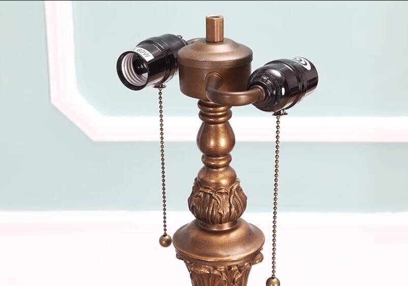  ощущение роскоши избыток * редкостный stain do лампа цветочный принт витражное стекло античный ретро атмосфера Tiffany техника освещение пол подставка . салон орнамент 