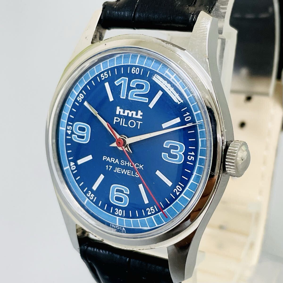 【元気】HMT/機械式/手巻き/ウォッチ/メンズ腕時計/ヴィンテージ /1970年代/アンティーク/中古品/即日発送/ 匿名配送 hmt_画像1