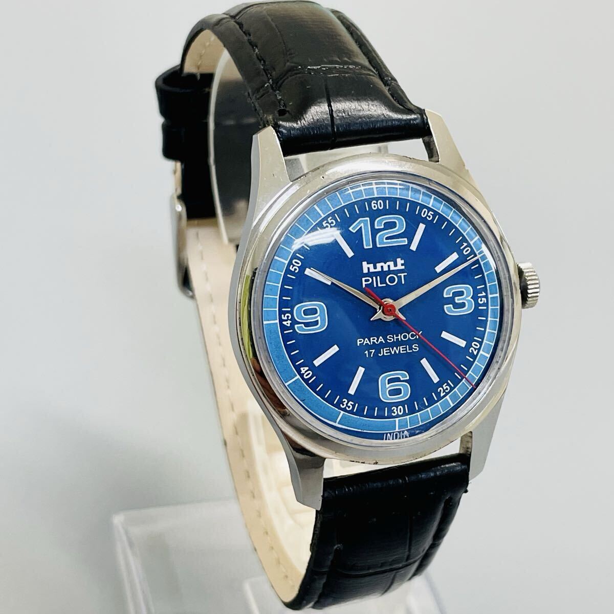 【元気】HMT/機械式/手巻き/ウォッチ/メンズ腕時計/ヴィンテージ /1970年代/アンティーク/中古品/即日発送/ 匿名配送 hmt_画像3