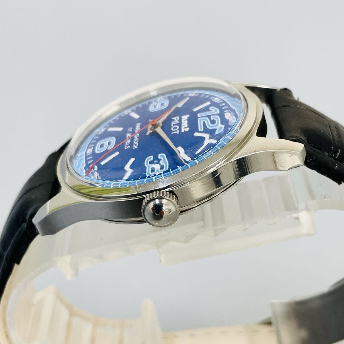 【元気】HMT/機械式/手巻き/ウォッチ/メンズ腕時計/ヴィンテージ /1970年代/アンティーク/中古品/即日発送/ 匿名配送 hmt_画像6