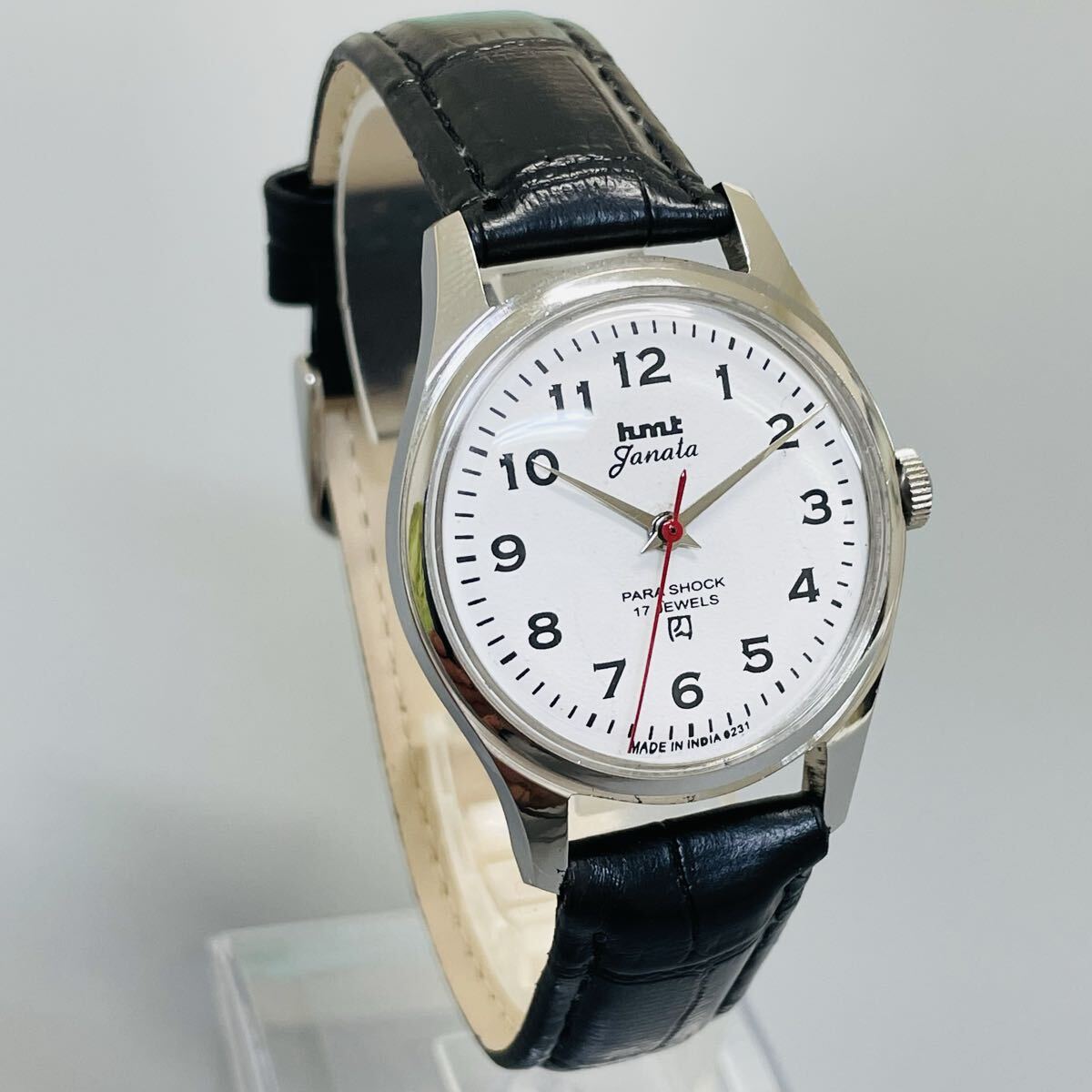 【訳あり】1円スタート★HMT★hmt★手巻き★メンズ★腕時計★ビンテージ★即日発送 ★ 匿名配送★ジャンク★ホワイト_画像3