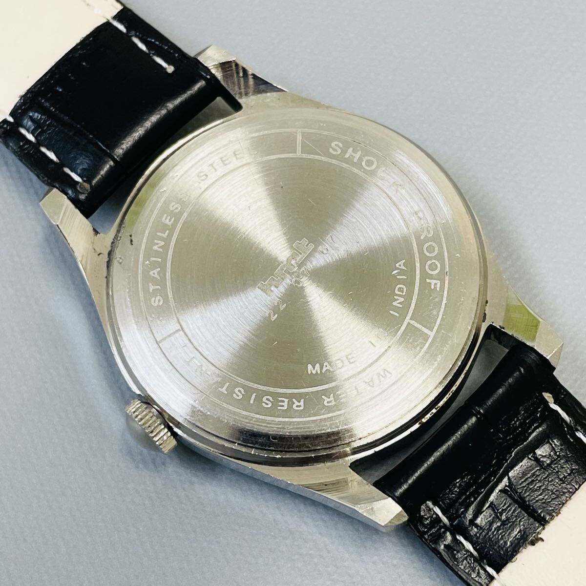 【訳あり】1円スタート★HMT★hmt★手巻き★メンズ★腕時計★ビンテージ★即日発送 ★ 匿名配送★ジャンク★ホワイト_画像9