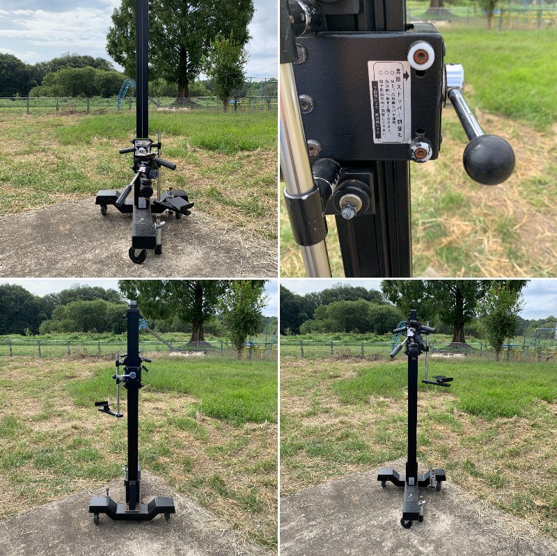 弥生精工 BOSSY ボッシー VERTICAL STAND カメラスタンド スタジオ　撮影　型式VS-15A 業務用 XZ4110_画像9