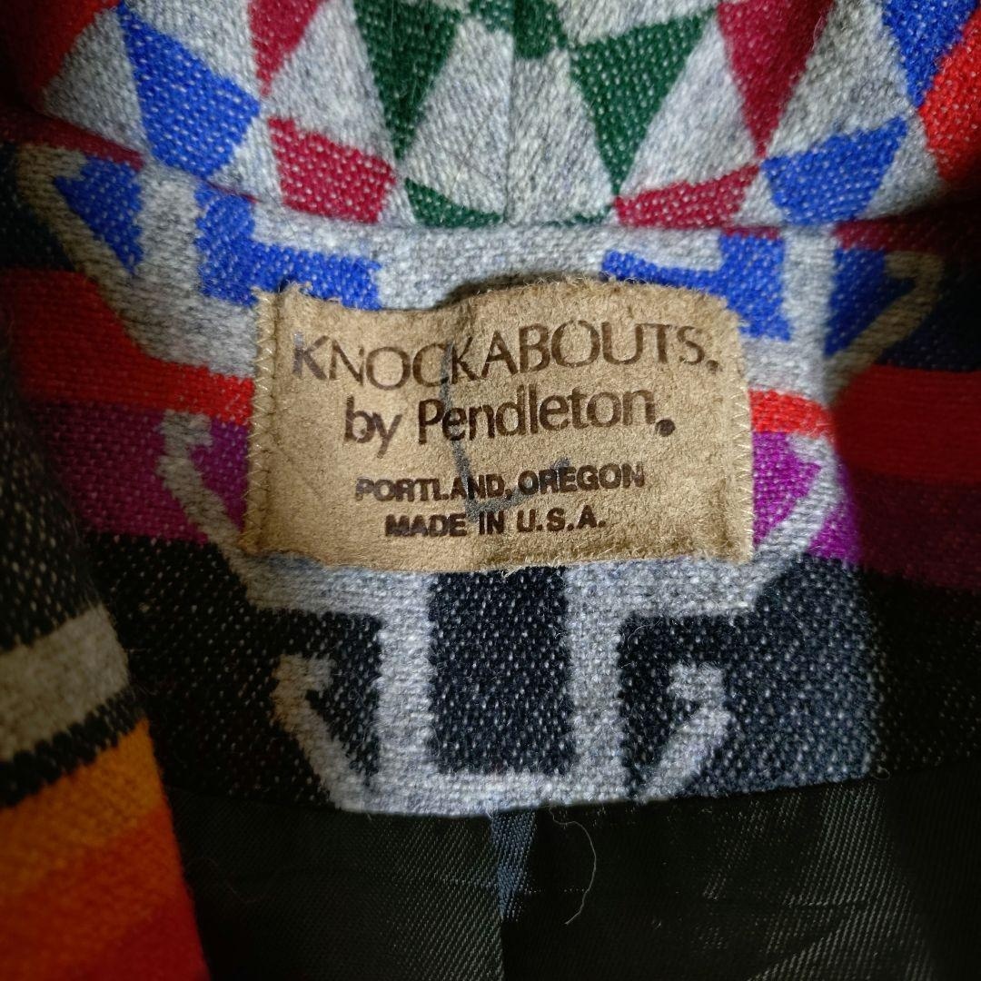 レディースL Pendleton ペンドルトン USAヴィンテージ ネイティブチマヨ柄ジャケット_画像5